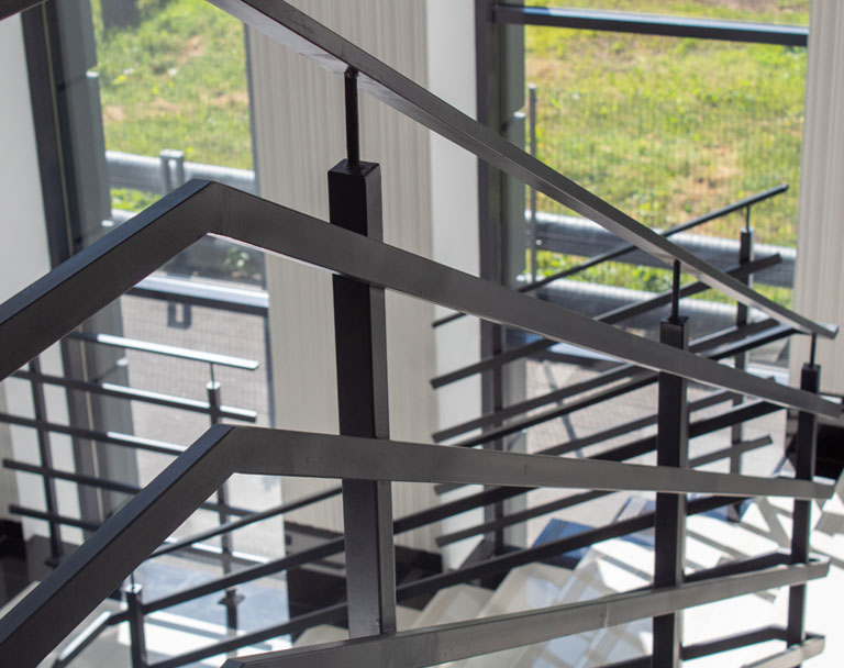 Steel Stairs in Office