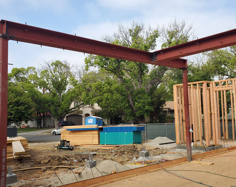 Structural Steel Beams for building a home