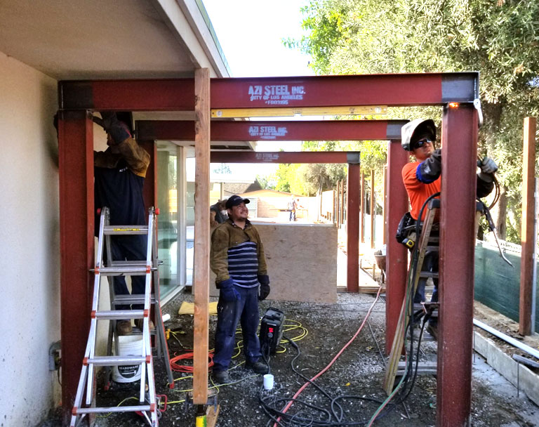 Structural Steel for side of home